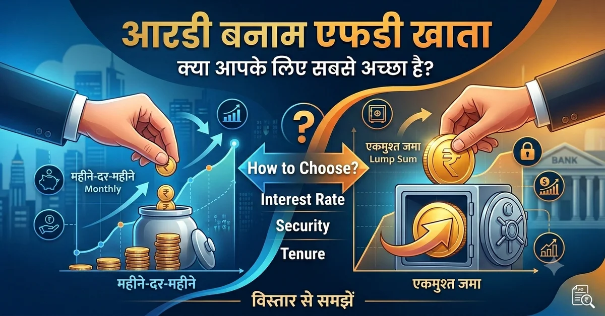 RD vs FD Account 2026