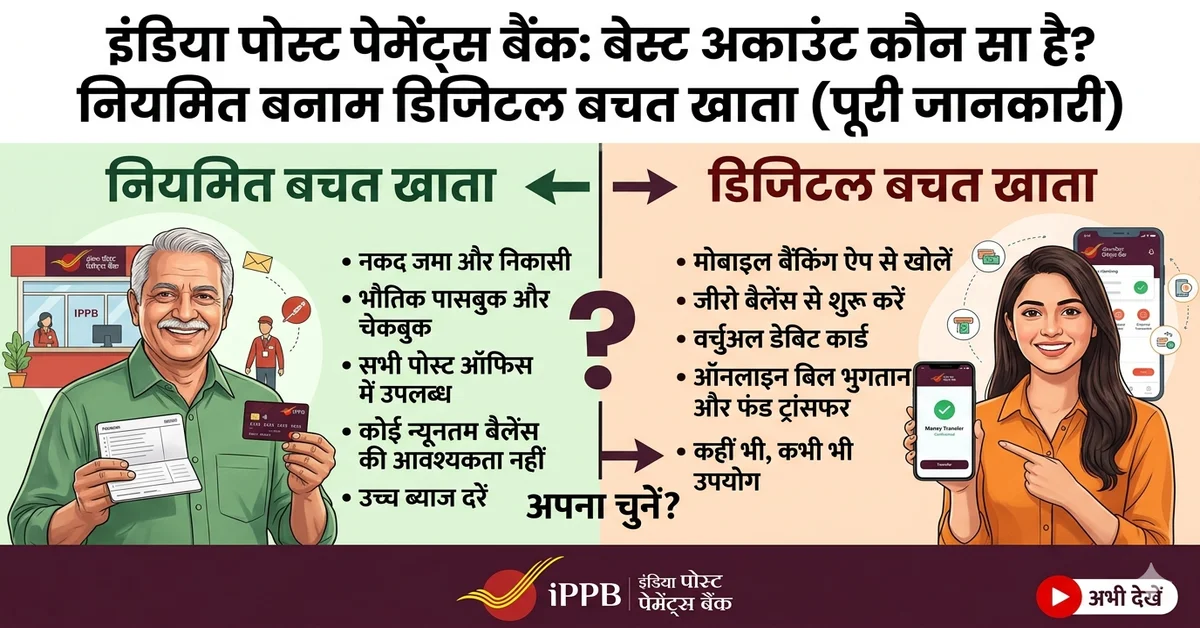 India Post Payments Bank ka Best Account