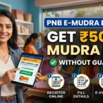 PNB E-Mudra Loan 2026 Apply Online