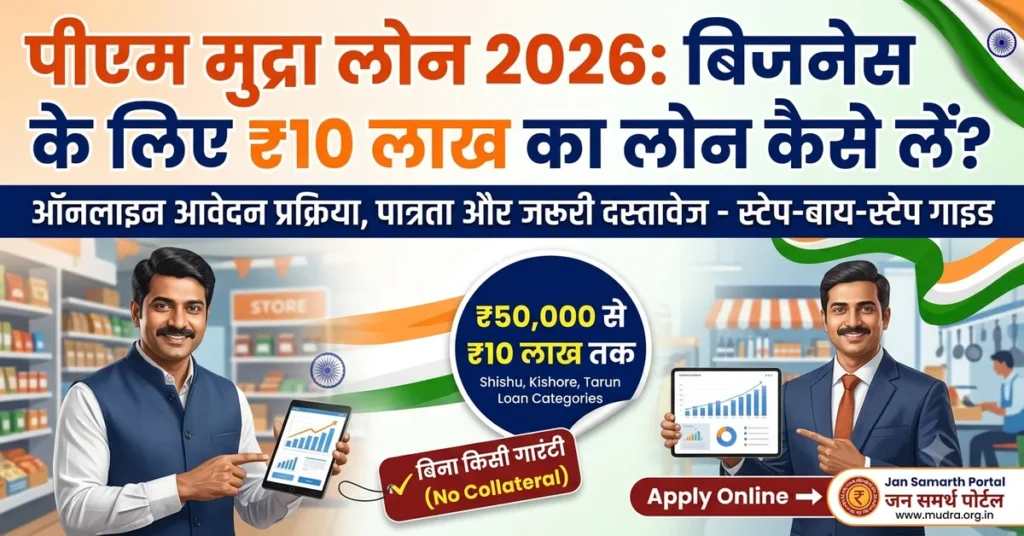 Pradhan Mantri Mudra Loan 2026 Apply Online