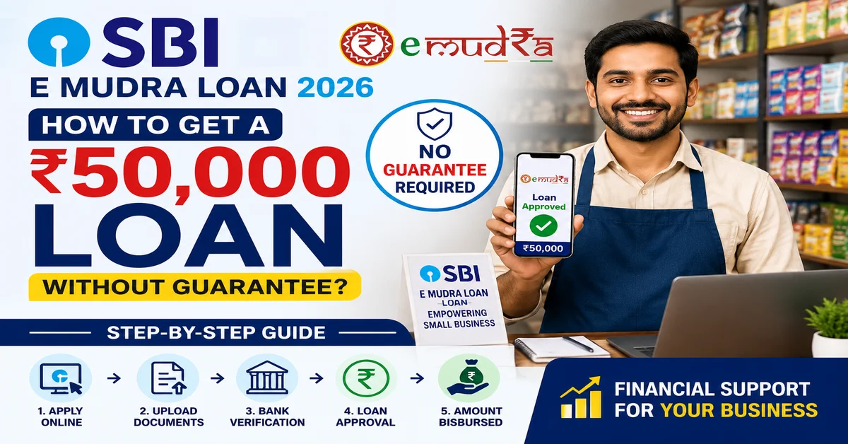 SBI E Mudra Loan 2026