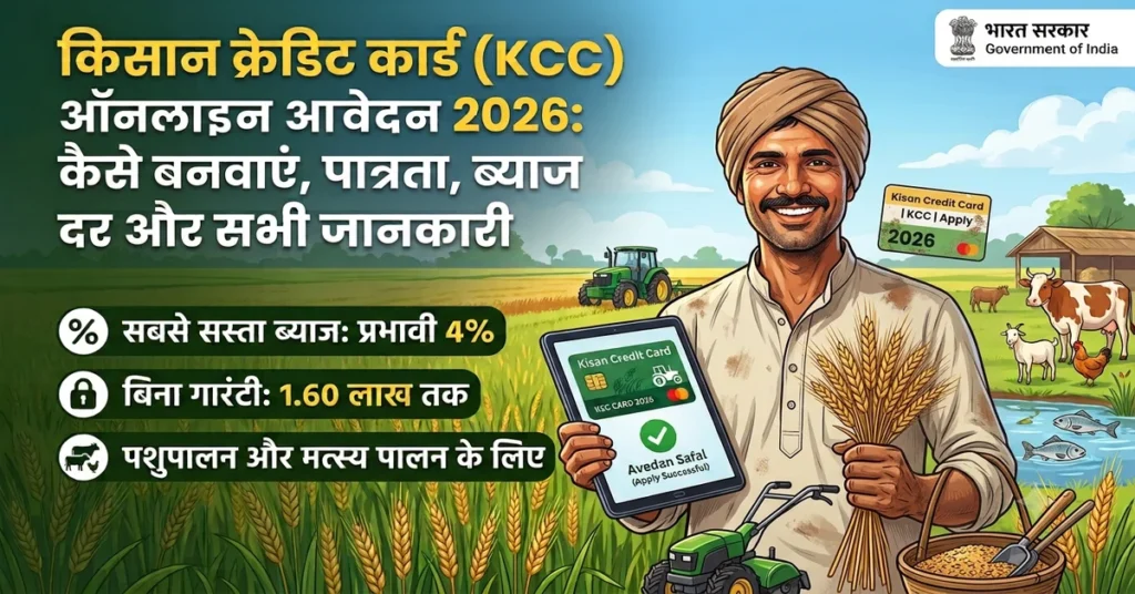 Kisan Credit Card Apply Online 2026